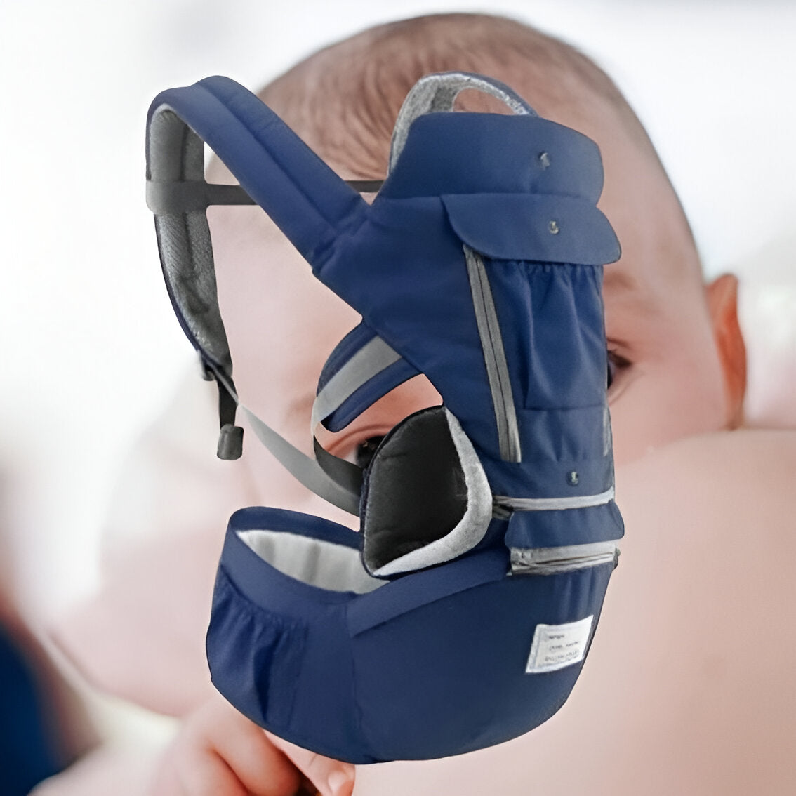 porte bébé physiologique - bleu